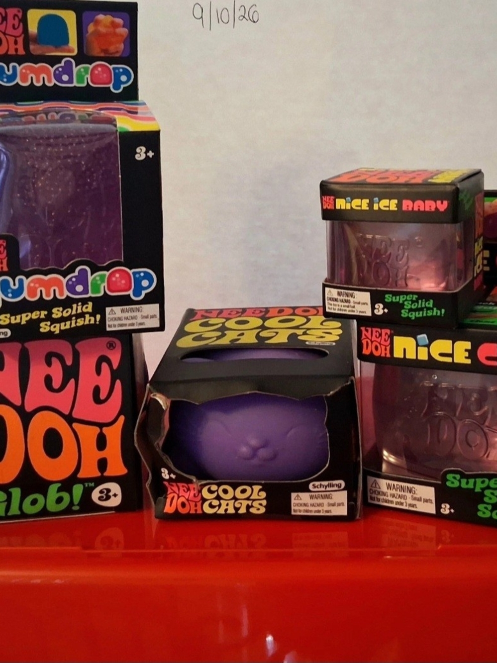 πPerfect Purple Needoh Lot !! Lot Of 5 Needohs, All Purple !!π